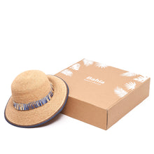 Load image into Gallery viewer, Marcella Raffia Braided Sun Hat