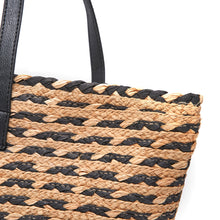 Load image into Gallery viewer, Lulabelle Raffia Patterned Beach Bag
