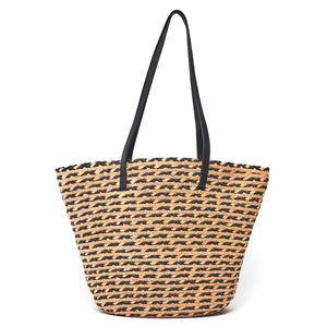 Lulabelle Raffia Patterned Beach Bag